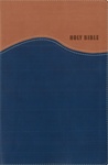 Gift Bible (NIV, Italian Duo-Tone, Tan/Blue)