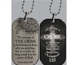 Dog Tag - The Cross / 1 Corinthians 1:18