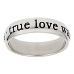 True Love Waits Purity Ring (Print/Steel)