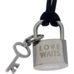 True Love Waits Lock & Key Necklace