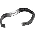 Faith Hope Love Cuff Bracelet