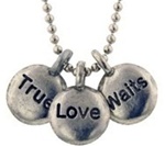 True Love Waits Necklace (3 M&M Charms)