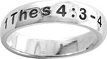 1 THES 4:3-4 Purity Ring