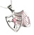 Believe / Romans 10:9 (2-Piece Shield Cross/Women)
