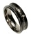 Through Christ / Philippians 4:13 (Black Spinner Ring)