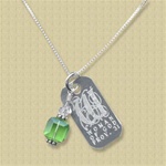 August Birthstone Necklace / Proverbs 31