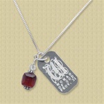 January Birthstone Necklace / Proverbs 31