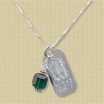 May Birthstone Necklace / Proverbs 31