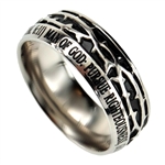 Man of God Ring / 1 Timothy 6:11 (Crown of Thorns)