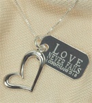 Long Heart Necklace