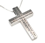 Delight / Psalm 37:4,5 (Iron Cross Necklace/Women)
