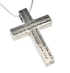 Trust / Proverbs 3:5,6 (Iron Cross Necklace/Women)