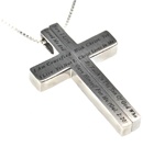 Crucified / Galatians 2:20 (Iron Cross Necklace/Women)