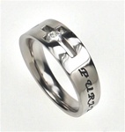 Purity / Matthew 5:8 (Solitaire Ring)