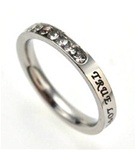 True Love Waits Ring / 1 Timothy 4:12 (Princess Cut)